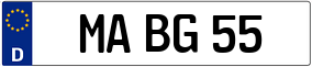 Truck License Plate